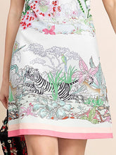 Load image into Gallery viewer, Jungle scene mini dress