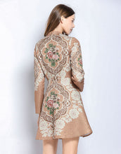 Load image into Gallery viewer, Rose Gold Skater Dress