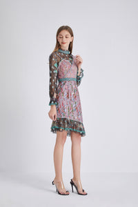 Love on the line Patchwork dress