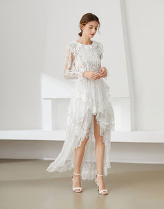 Perfectly Poised crisscross lace midaxi dress *WAS £160*