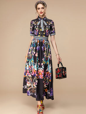 Flowers in the vase maxi dress