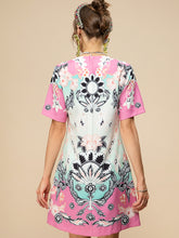 Load image into Gallery viewer, Pink blossom embellished dress