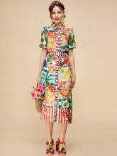 Load image into Gallery viewer, Fruity Fruity Shirt &amp; Midi Skirt