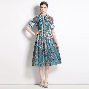 Peacock Midi Dress