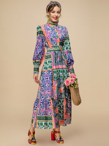 Multi colour maxi dress