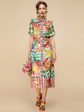 Load image into Gallery viewer, *NEW Fruity Fruity Shirt &amp; Midi Skirt