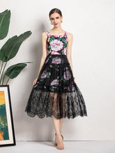 Load image into Gallery viewer, Belle of the ball lace midi dress * WAS £145*