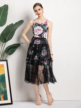 Load image into Gallery viewer, Belle of the ball lace midi dress * WAS £145*