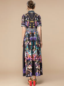 Flowers in the vase maxi dress