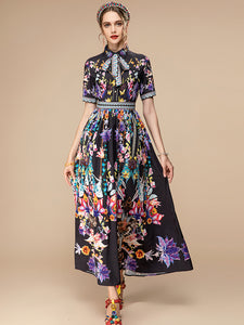 Flowers in the vase maxi dress