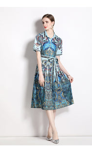 Peacock Midi Dress