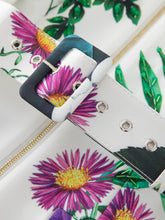Load image into Gallery viewer, *NEW Peaceful plants zip through mini dress with belt