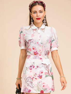 *NEW Raspberry Dreams Two Piece with Embellishments