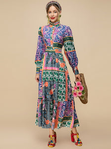 Multi colour maxi dress