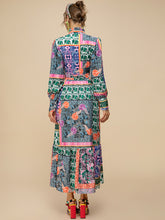 Load image into Gallery viewer, Multi colour maxi dress