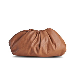 Brown Croissant Clutch  THREESIXFIVE