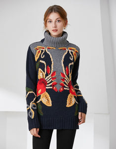 Festive Lily knitted Jumper