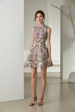 Load image into Gallery viewer, The Ornate bauble sleeveless skater dress