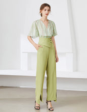 Load image into Gallery viewer, Green sleeves smart two piece set *WAS £145*