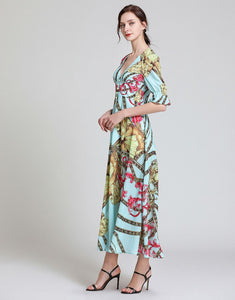 “Hear Me Roar!” Bohemian Maxi Dress