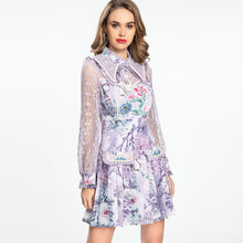 Load image into Gallery viewer, light lilac with flower dress