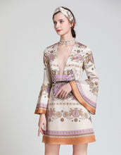 Load image into Gallery viewer, Bell sleeve dress with cut out neckline (DRESS ONLY) sample sale