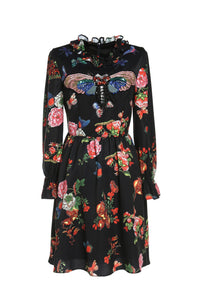 'spread your wings’ Butterfly Appliqué Floral Dress *WAS £145*