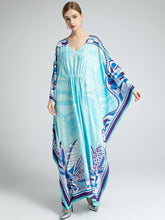 Load image into Gallery viewer, Oceanic Aqua Maxi dress
