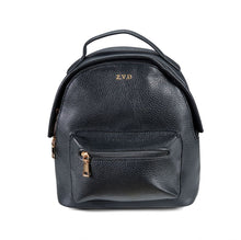 Load image into Gallery viewer, NEW AW20! Black Vegan Leather Mini BackpackThreeSixFive