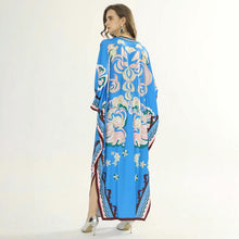 Load image into Gallery viewer, Azure Blossom Maxi Dress