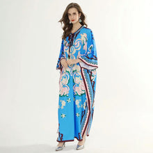 Load image into Gallery viewer, Azure Blossom Maxi Dress