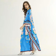 Load image into Gallery viewer, Azure Blossom Maxi Dress