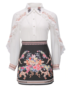A bunch of flowers two piece set