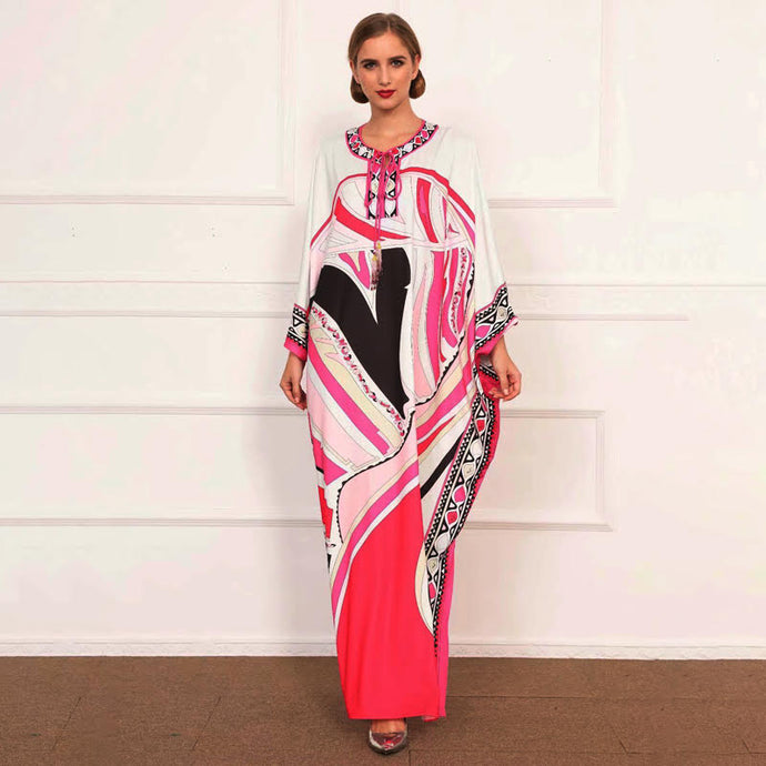 Cerise and love Maxi dress