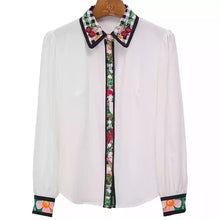 Load image into Gallery viewer, Checkerboard flowers two piece set *WAS £125*