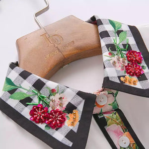 Checkerboard flowers two piece set *WAS £125*