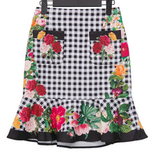 Load image into Gallery viewer, Checkerboard flowers two piece set *WAS £125*