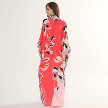 Load image into Gallery viewer, Coral Leaf Maxi dress