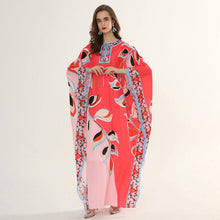 Load image into Gallery viewer, Coral Leaf Maxi dress