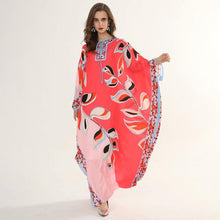 Load image into Gallery viewer, Coral Leaf Maxi dress