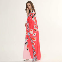 Load image into Gallery viewer, Coral Leaf Maxi dress