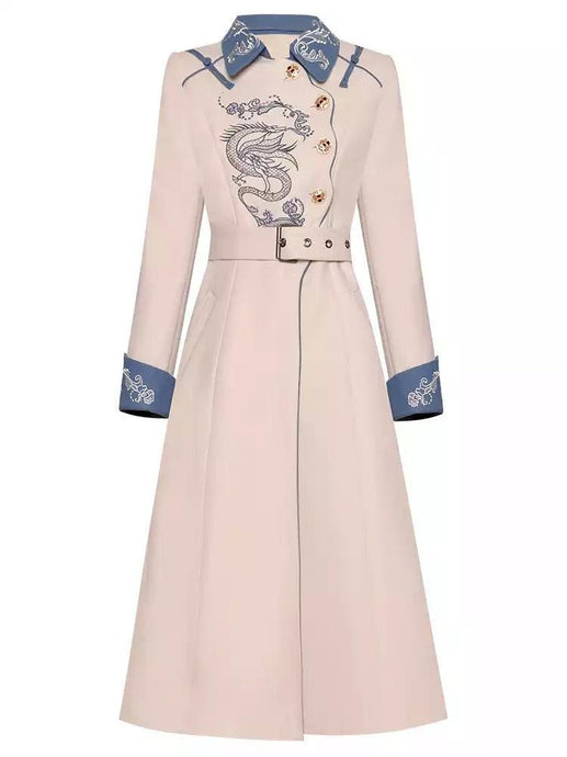 White dragon coat