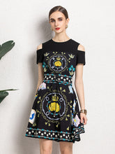 Load image into Gallery viewer, Fluttering Flag mini dress