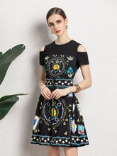 Load image into Gallery viewer, Fluttering Flag mini dress