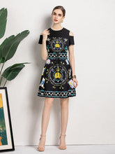 Load image into Gallery viewer, Fluttering Flag mini dress