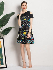 Fluttering Flag mini dress