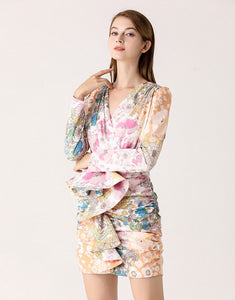 Flowers Flourish Mini Dress