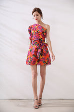 Load image into Gallery viewer, Exotic Floral off- the shoulder mini dress *WAS £85*