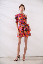 Load image into Gallery viewer, Exotic Floral off- the shoulder mini dress *WAS £85*