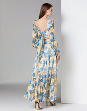 Load image into Gallery viewer, Feeling hot crop and maxi floral skirt set *WAS £145*
